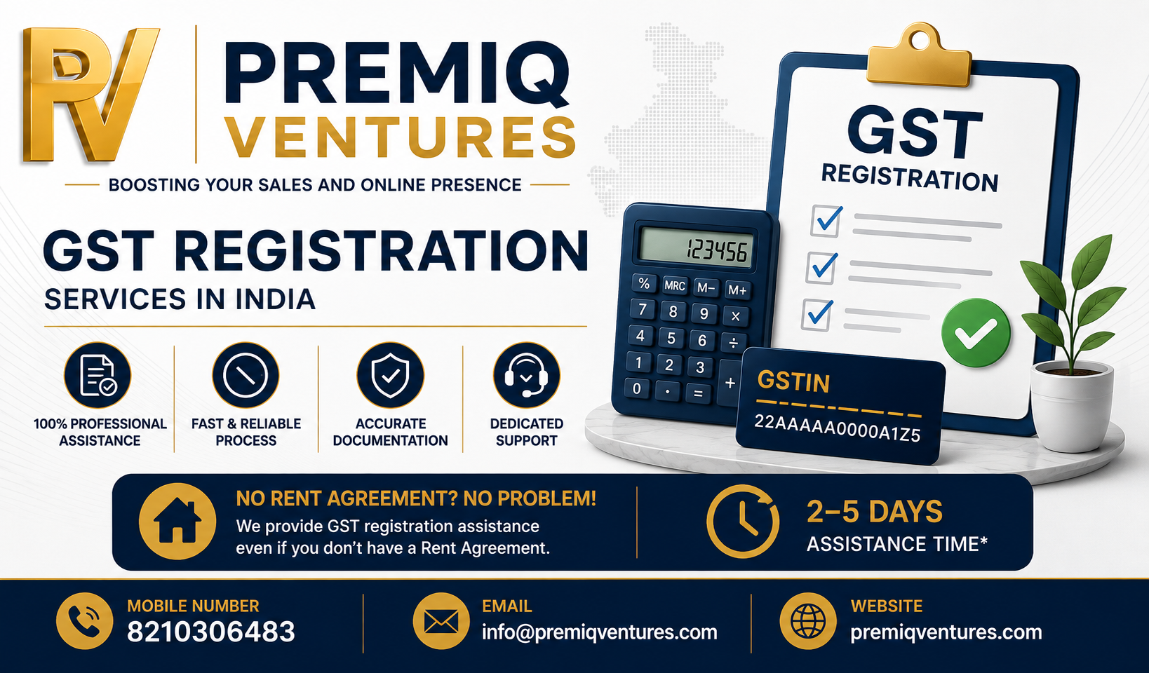 GST Registration Services in India for Businesses & E-commerce Sellers